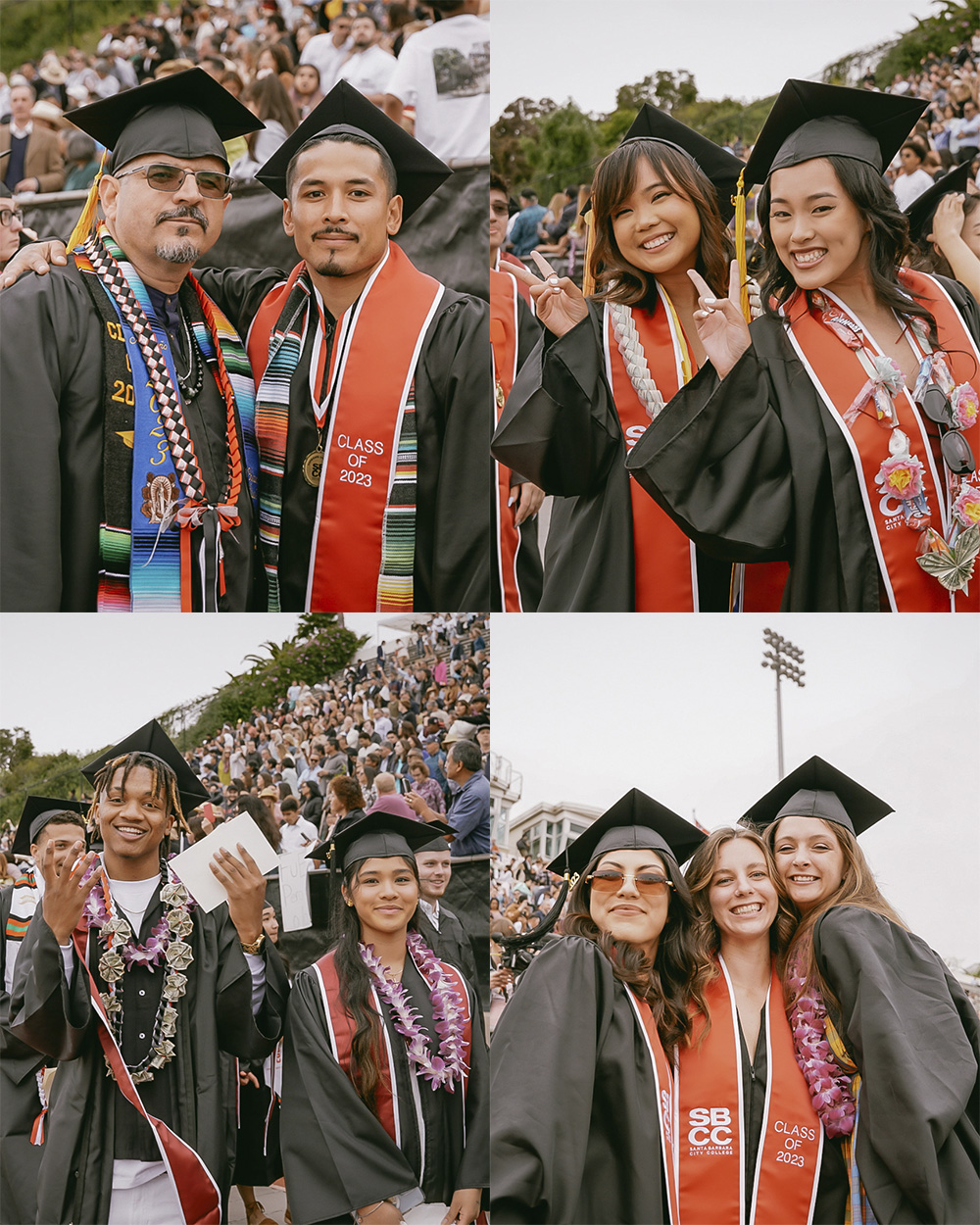 Students at commencement
