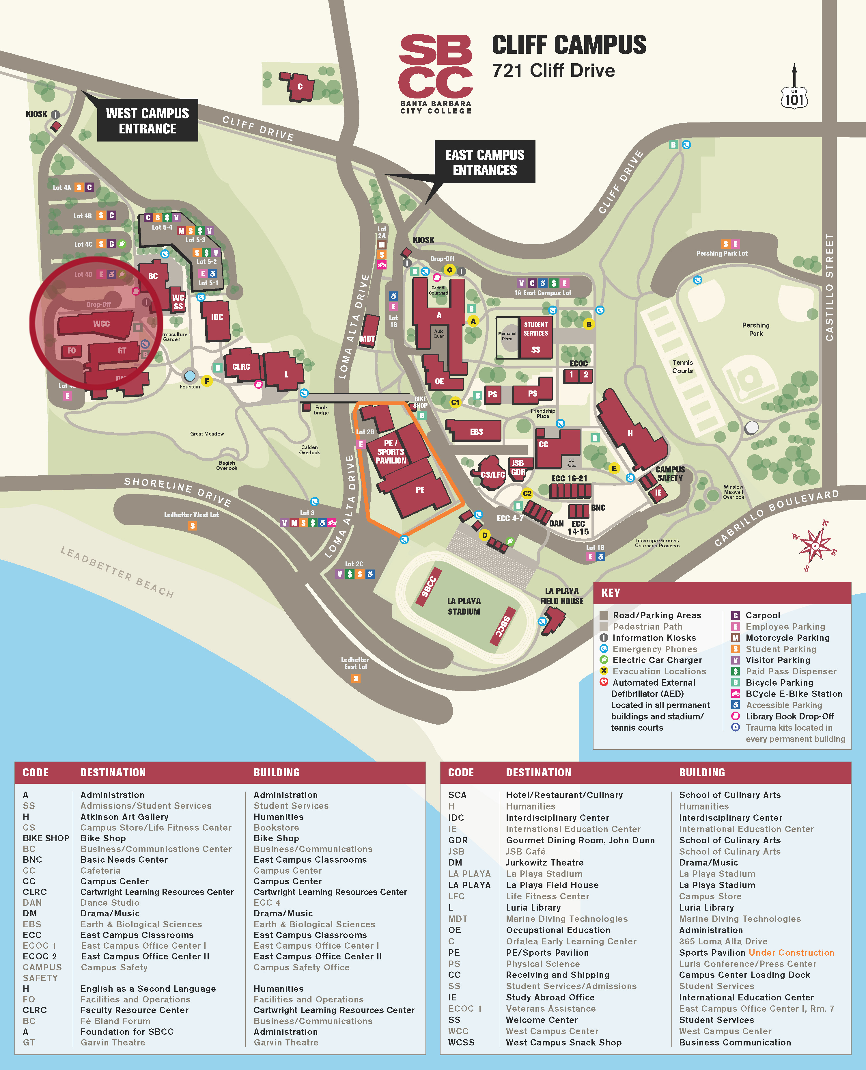 West Campus Center Location